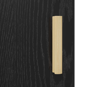 Πλαϊνό γραφείο Μαύρη Οξυά 34.5 x 32.5 x 90 εκ. - Pakobazaar