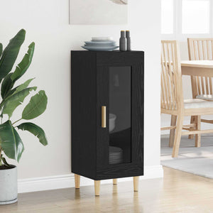 Πλαϊνό γραφείο Μαύρη Οξυά 34.5 x 32.5 x 90 εκ. - Pakobazaar