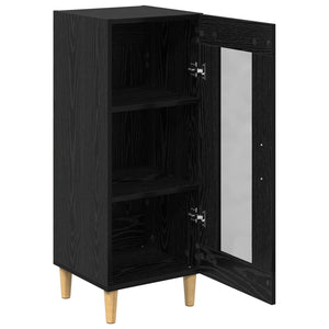 Πλαϊνό γραφείο Μαύρη Οξυά 34.5 x 32.5 x 90 εκ. - Pakobazaar