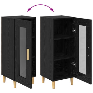 Πλαϊνό γραφείο Μαύρη Οξυά 34.5 x 32.5 x 90 εκ. - Pakobazaar