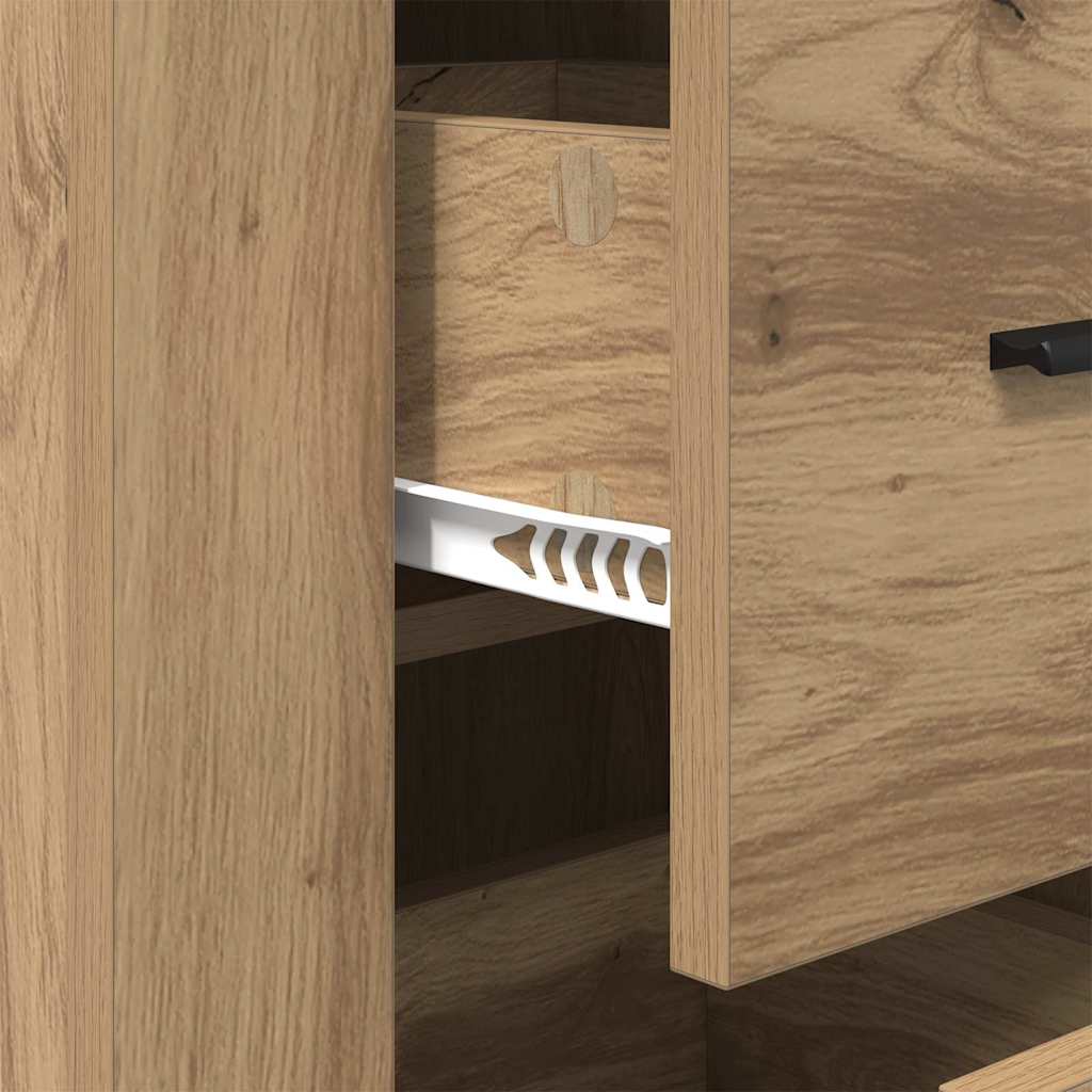 Πλαϊνό γραφείο Artisan Oak 40 x 33 x 70 εκ. Επεξεργασμένο ξύλο - Pakobazaar