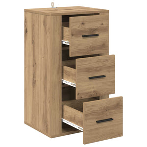 Πλαϊνό γραφείο Artisan Oak 40 x 33 x 70 εκ. Επεξεργασμένο ξύλο - Pakobazaar