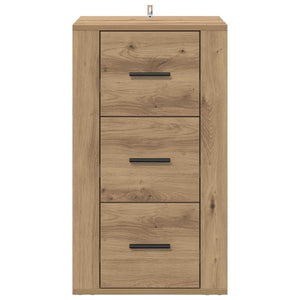 Πλαϊνό γραφείο Artisan Oak 40 x 33 x 70 εκ. Επεξεργασμένο ξύλο - Pakobazaar