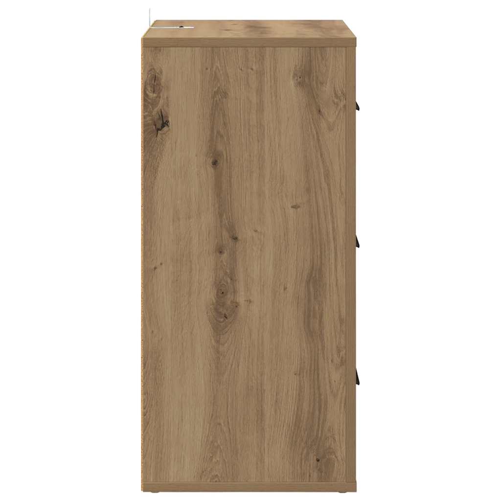 Πλαϊνό γραφείο Artisan Oak 40 x 33 x 70 εκ. Επεξεργασμένο ξύλο - Pakobazaar