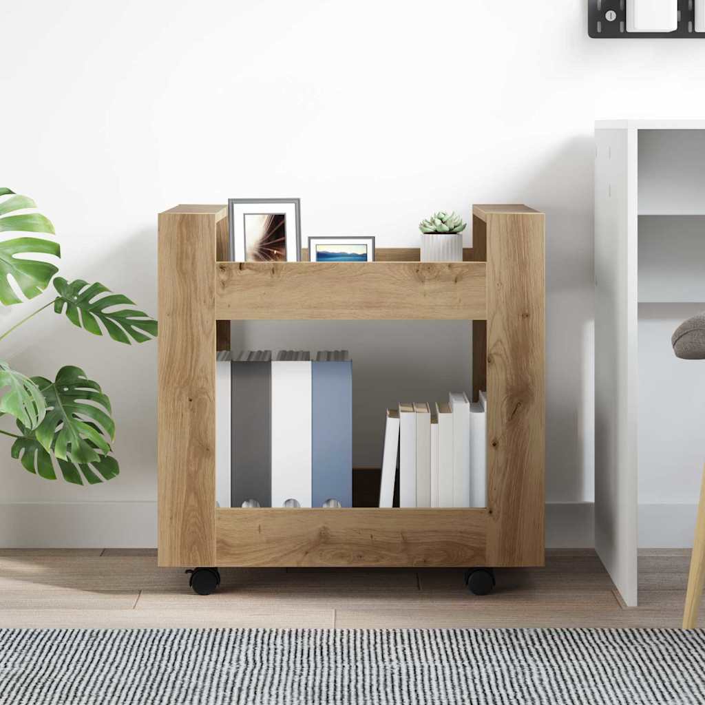 Τροχήλατο Γραφείο Artisan Oak 60 x 45 x 60 εκ
