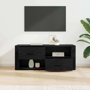 Ντουλάπι TV 100 x 35 x 40 εκ Μαύρη Οξυά Επεξεργασμένο Ξύλο