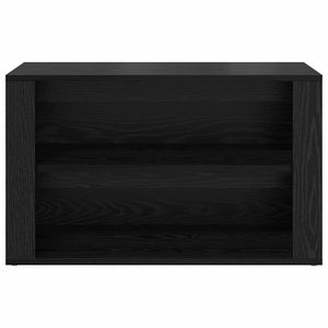 Ράφι Παπουτσιών Μαύρη δρυς 75 x 35 x 45 εκ. Επεξεργασμένο ξύλο - Pakobazaar