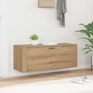 Ντουλάπα Παπουτσιών με ράφι artisan δρυς 100 x 35 x 38 εκ. - Pakobazaar