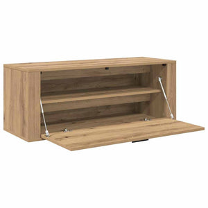 Ντουλάπα Παπουτσιών με ράφι artisan δρυς 100 x 35 x 38 εκ. - Pakobazaar