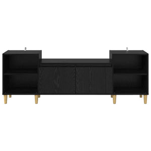 Ντουλάπι TV 160 x 35 x 55 εκ. Μαύρη Οξυά Επεξεργασμένο Ξύλο