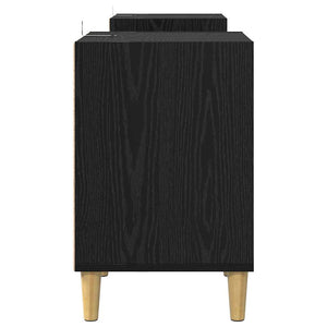 Ντουλάπι TV 160 x 35 x 55 εκ. Μαύρη Οξυά Επεξεργασμένο Ξύλο