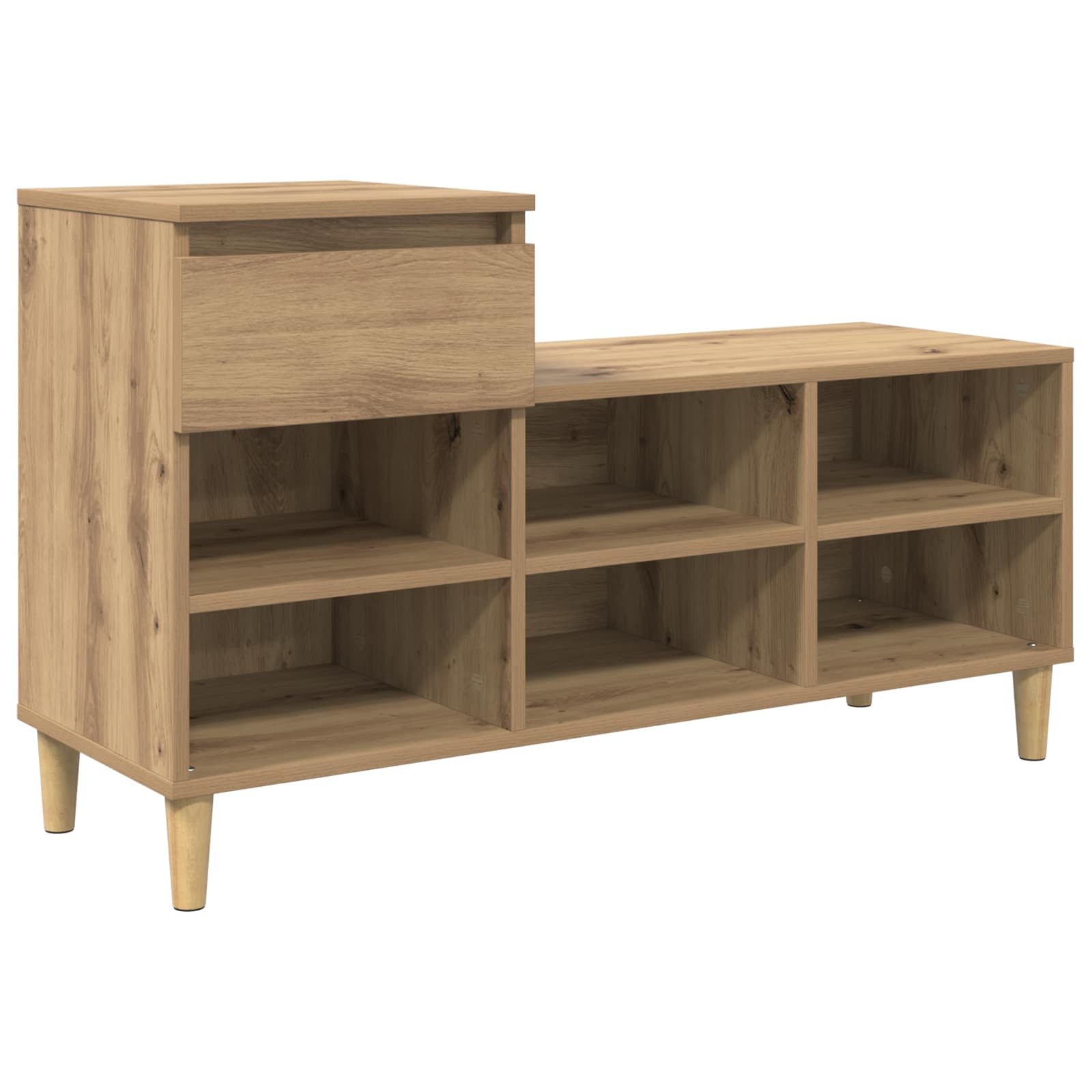 Ντουλάπα Παπουτσιών με συρτάρι Artisan Oak 102 x 36 x 60 εκ. - Pakobazaar