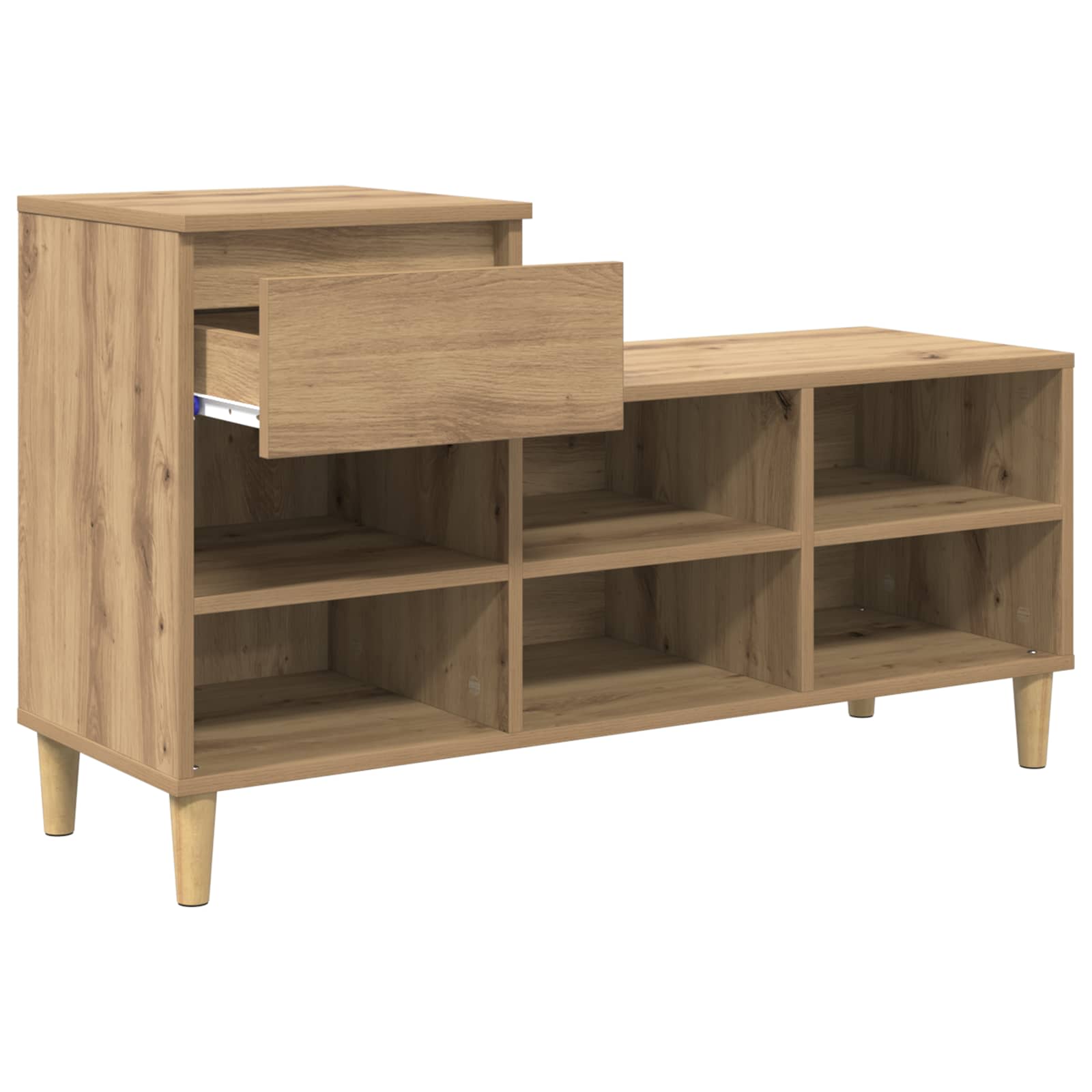 Ντουλάπα Παπουτσιών με συρτάρι Artisan Oak 102 x 36 x 60 εκ. - Pakobazaar