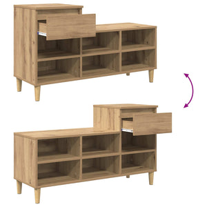 Ντουλάπα Παπουτσιών με συρτάρι Artisan Oak 102 x 36 x 60 εκ. - Pakobazaar