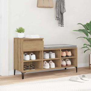Ντουλάπα Παπουτσιών με συρτάρι artisan δρυς 102 x 36 x 60 εκ. - Pakobazaar