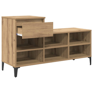 Ντουλάπα Παπουτσιών με συρτάρι artisan δρυς 102 x 36 x 60 εκ. - Pakobazaar