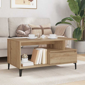 Τραπεζάκι σαλονιού με συρτάρι Artisan Oak 90 x 49 x 45 εκ - Pakobazaar