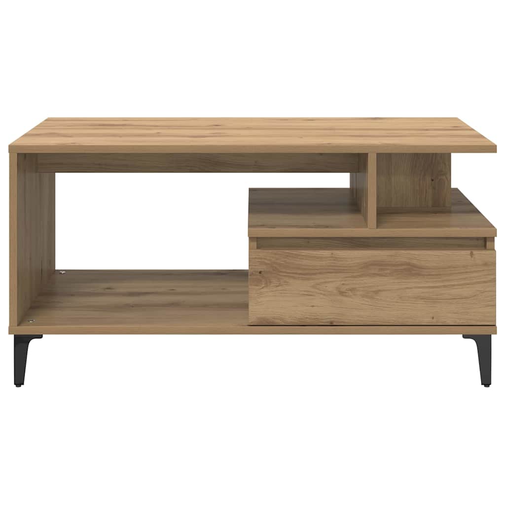 Τραπεζάκι σαλονιού με συρτάρι Artisan Oak 90 x 49 x 45 εκ - Pakobazaar