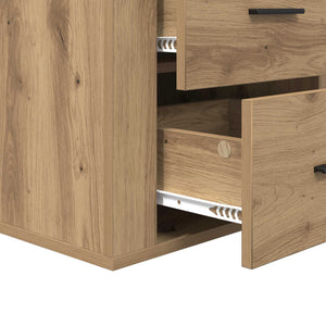Κομοδίνο Artisan Oak 35 x 50 x 60 εκ Επεξεργασμένο ξύλο - Pakobazaar