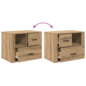 Κομοδίνο Artisan Oak 35 x 60 x 50 εκ. Επεξεργασμένο ξύλο - Pakobazaar