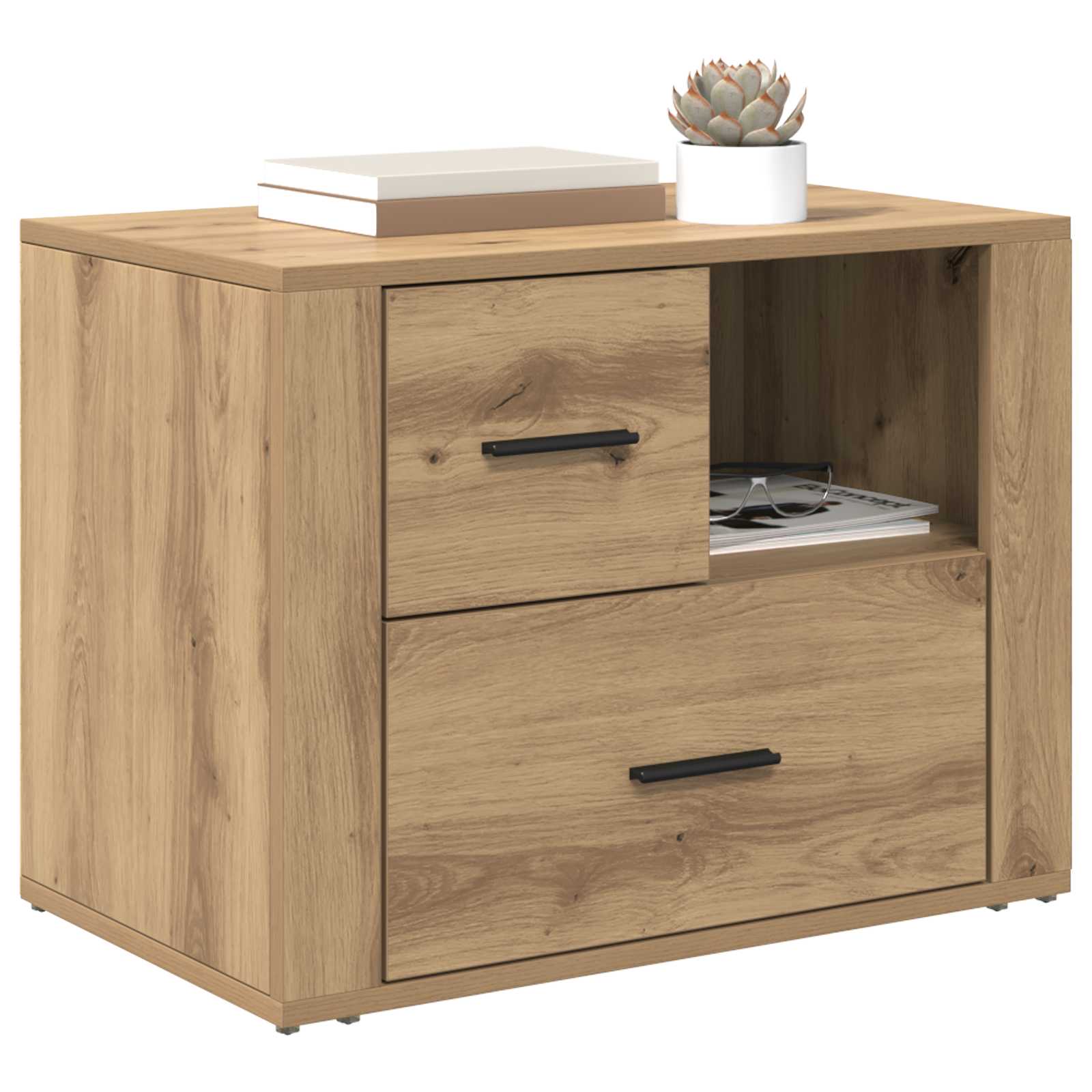 Κομοδίνο Artisan Oak 35 x 60 x 50 εκ. Επεξεργασμένο ξύλο - Pakobazaar