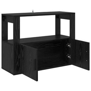Πλαϊνό γραφείο Μαύρη δρυς 80 x 30 x 60 cm Επεξεργασμένο ξύλο - Pakobazaar