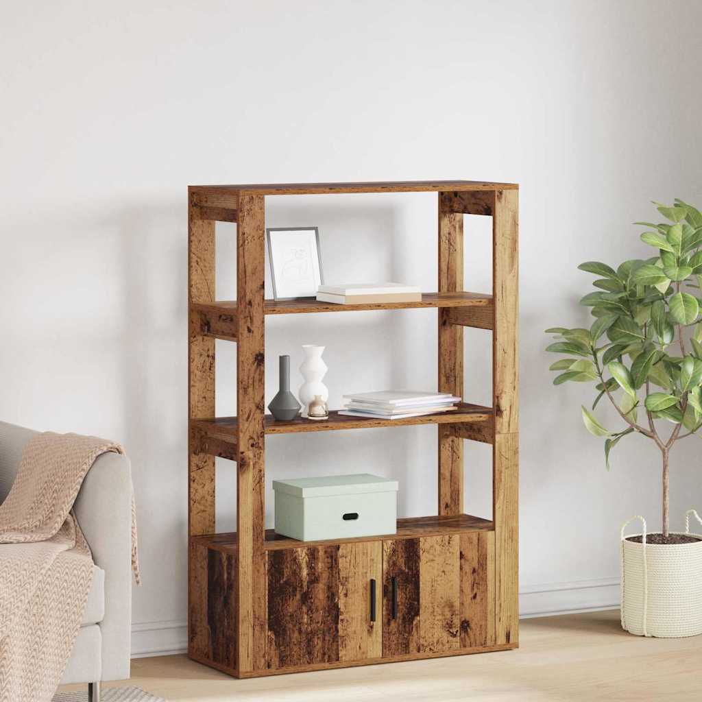 Πλαϊνό γραφείο Παλαιό ξύλο 30 x 80 x 119.5 εκ