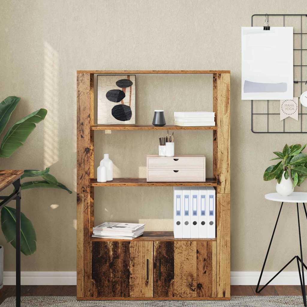 Πλαϊνό γραφείο Παλαιό ξύλο 30 x 80 x 119.5 εκ