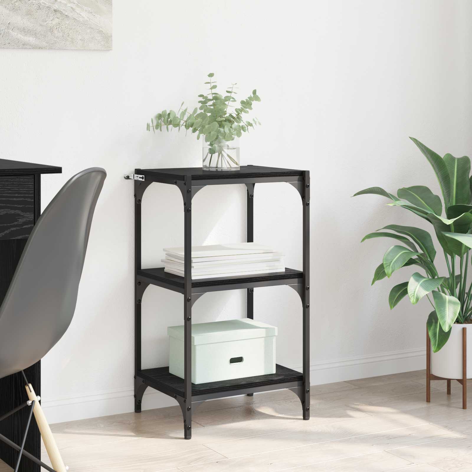 Βιβλιοθήκη Μαύρη δρυς 40 x 33 x 70,5 εκ. - Pakobazaar