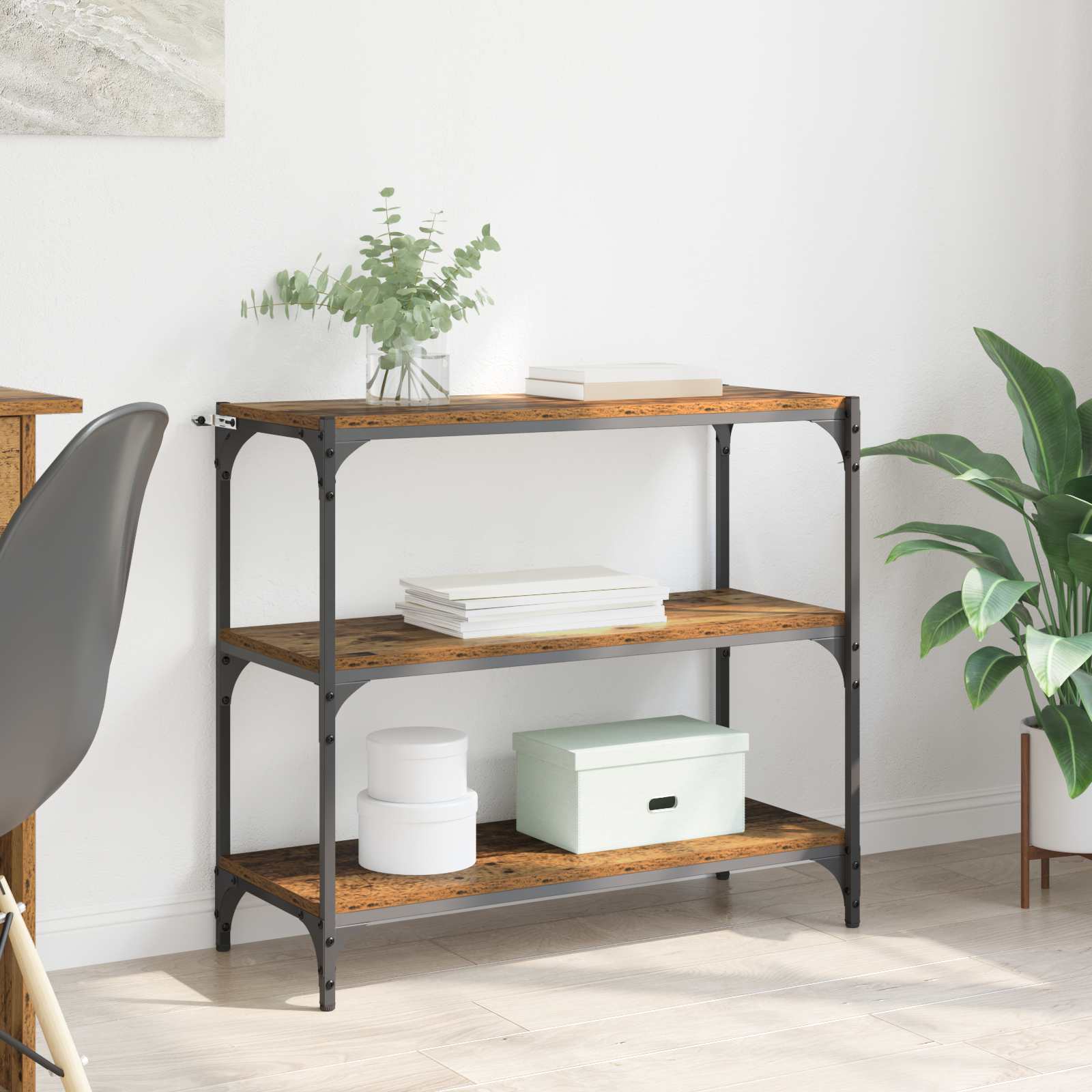Βιβλιοθήκη Παλιό Ξύλο 80 x 33 x 70,5 εκ. - Pakobazaar
