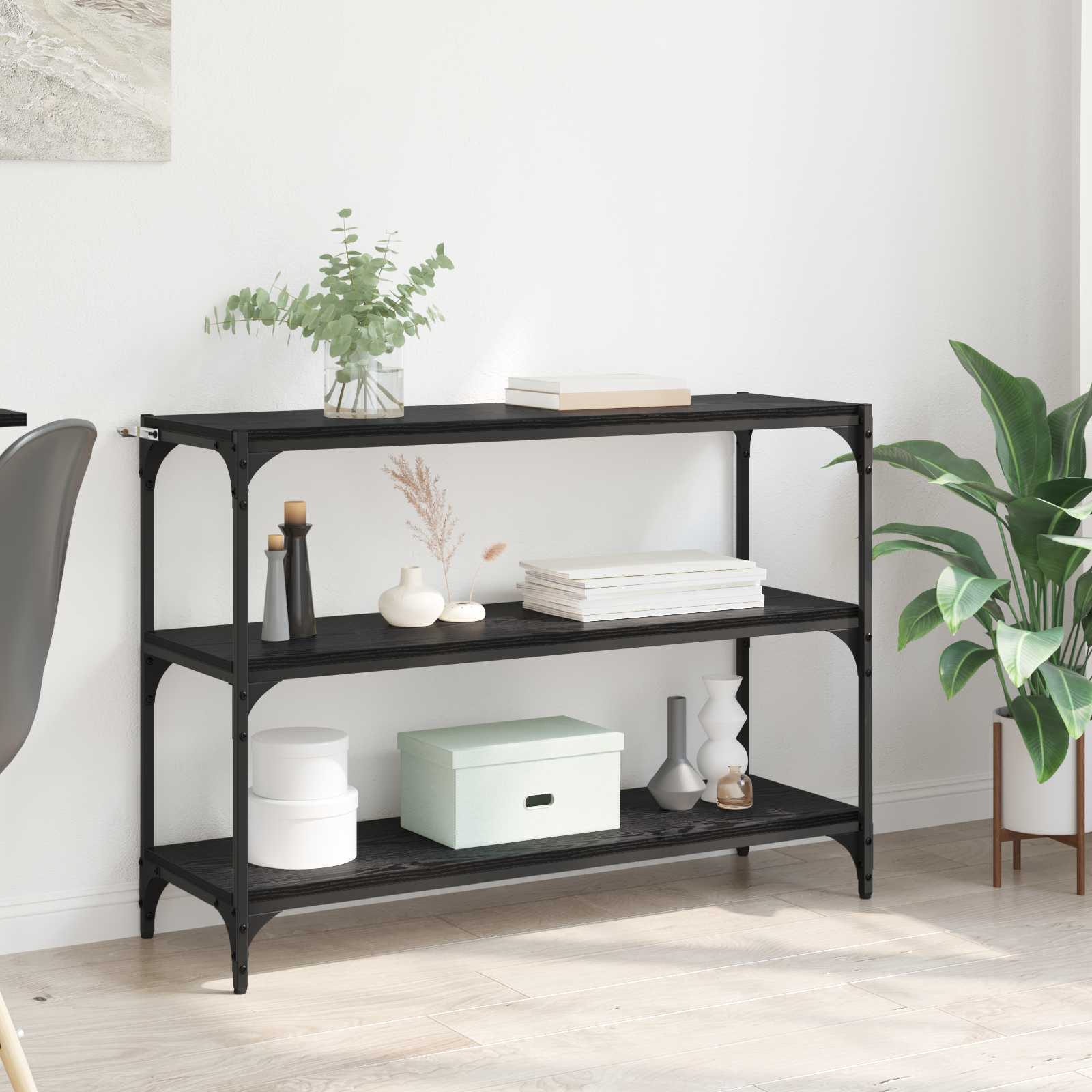 Βιβλιοθήκη Μαύρη δρυς 100 x 33 x 70,5 εκ. - Pakobazaar