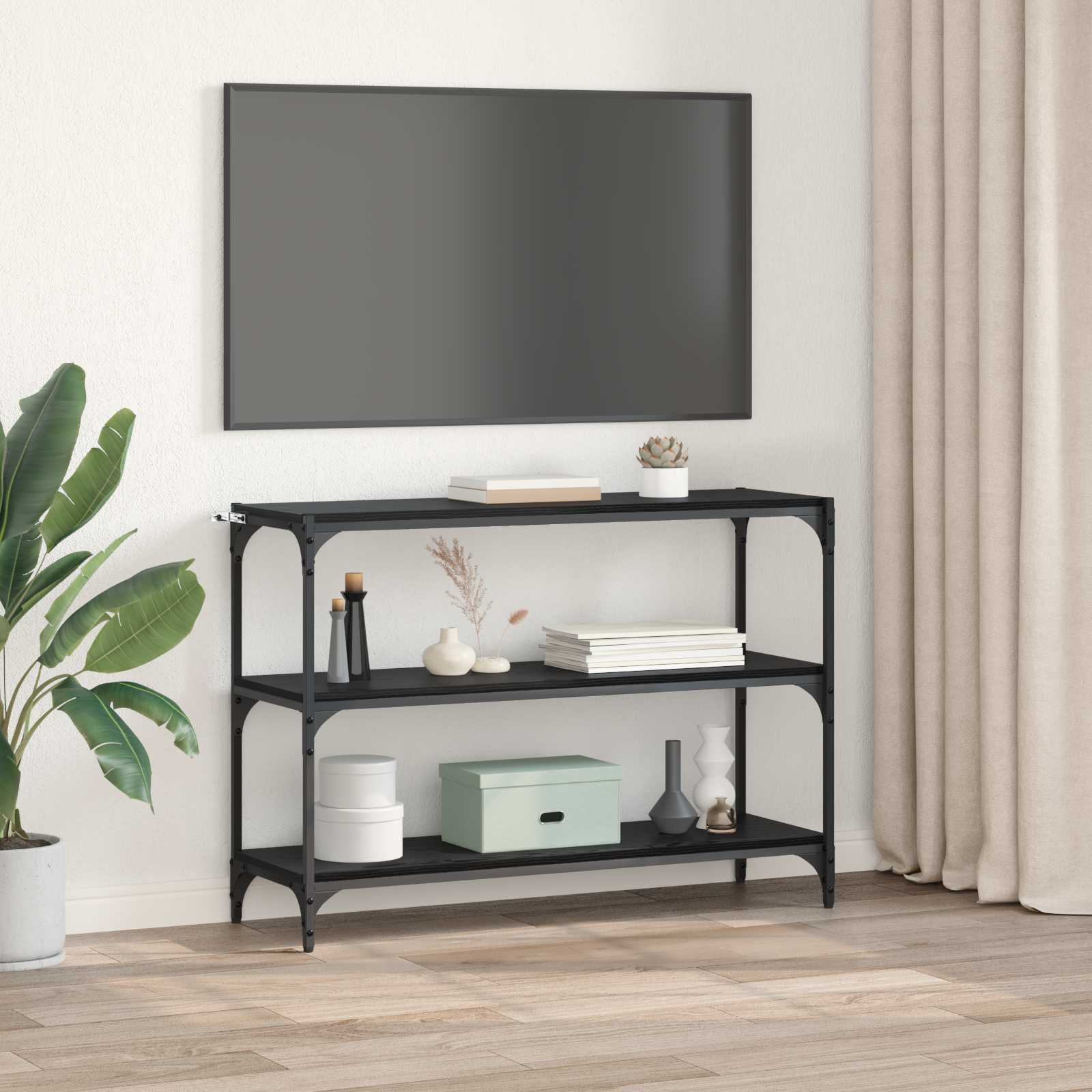 Βιβλιοθήκη Μαύρη δρυς 100 x 33 x 70,5 εκ. - Pakobazaar
