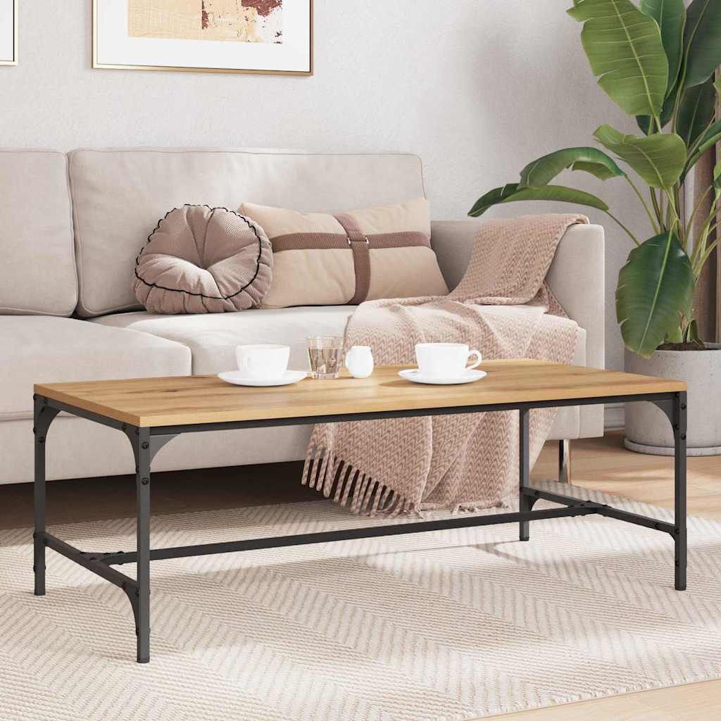 Τραπεζάκι σαλονιού Artisan Oak 100 x 50 x 35 cm - Pakobazaar