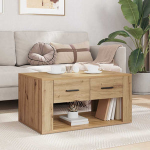 Τραπεζάκι σαλονιού με συρτάρι Artisan Oak 80 x 50 x 40 cm - Pakobazaar