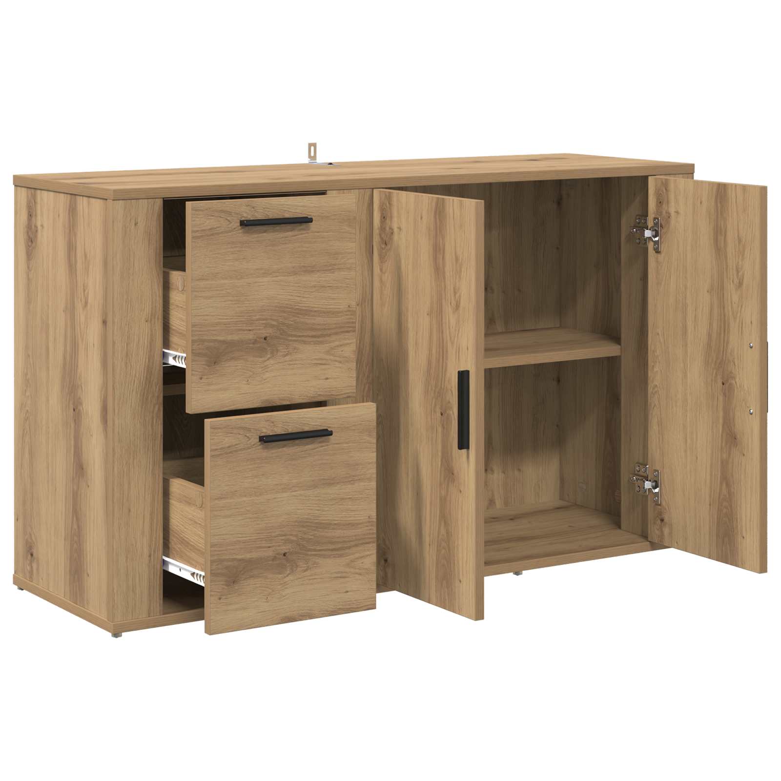 Πλαϊνό γραφείο με συρτάρι Artisan Oak 100 x 33 x 59.5 εκ. - Pakobazaar