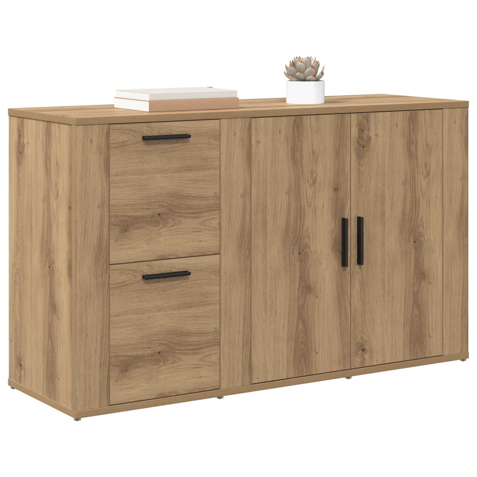 Πλαϊνό γραφείο με συρτάρι Artisan Oak 100 x 33 x 59.5 εκ. - Pakobazaar