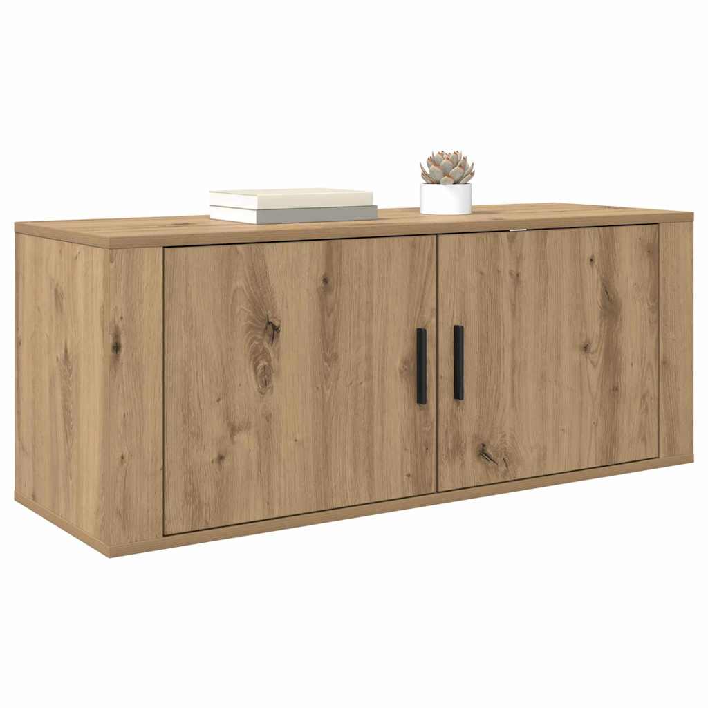 Κρεμαστό Ντουλάπι Τηλεόρασης Artisan Oak 100 x 34,5 x 40 εκ - Pakobazaar