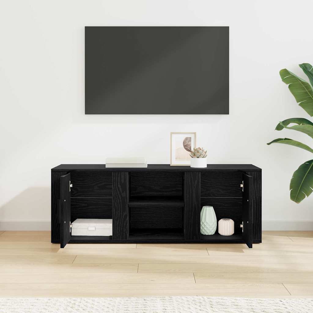 Ντουλάπι TV Μαύρη Οξυά 100 x 31,5 x 35 εκ Επεξεργασμένο ξύλο - Pakobazaar