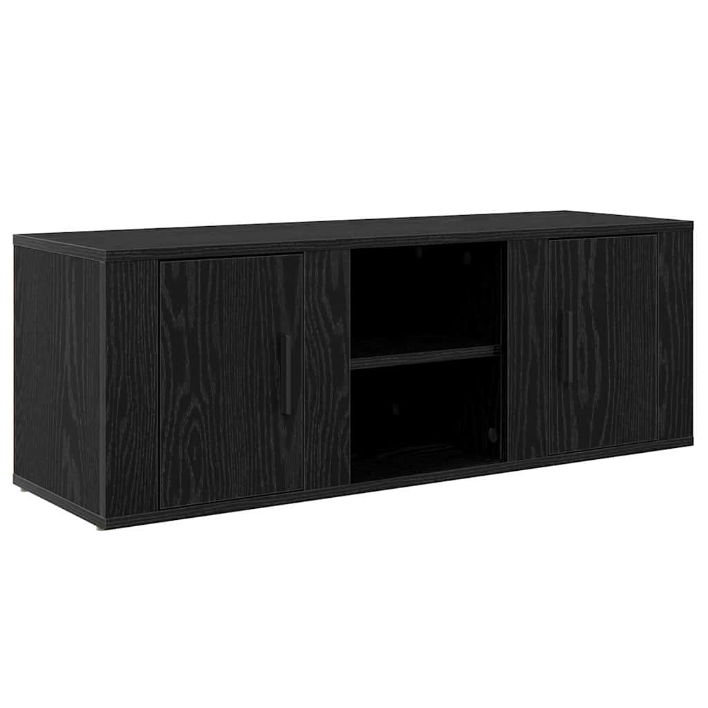 Ντουλάπι TV Μαύρη Οξυά 100 x 31,5 x 35 εκ Επεξεργασμένο ξύλο - Pakobazaar