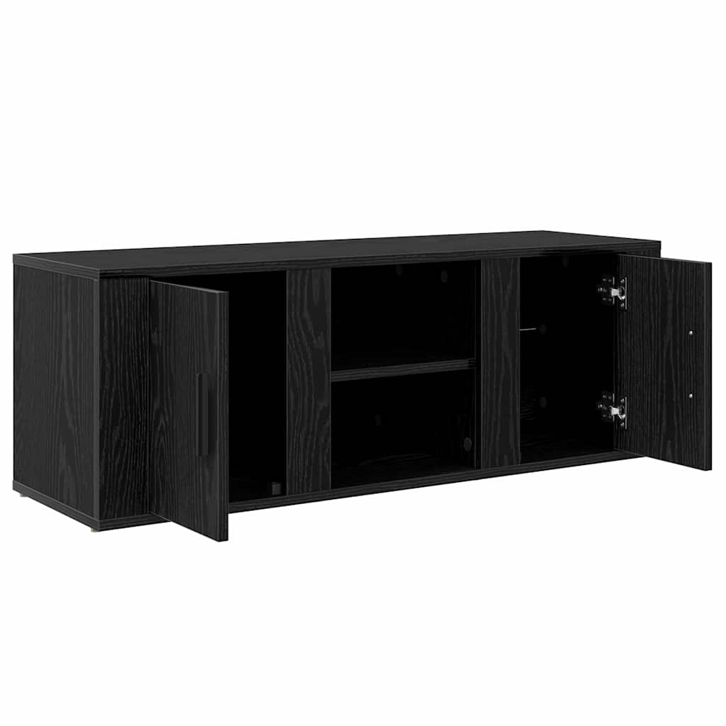Ντουλάπι TV Μαύρη Οξυά 100 x 31,5 x 35 εκ Επεξεργασμένο ξύλο - Pakobazaar