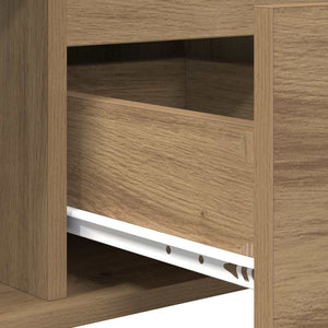 Τραπεζάκι σαλονιού με συρτάρι Artisan Oak 90 x 50 x 26.5 εκ. - Pakobazaar