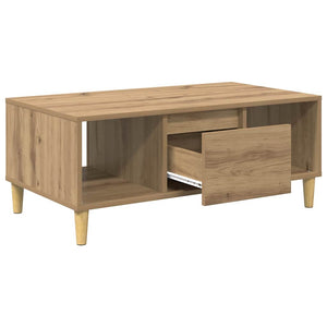 Τραπεζάκι σαλονιού με συρτάρι Artisan Oak 90 x 50 x 26.5 εκ. - Pakobazaar