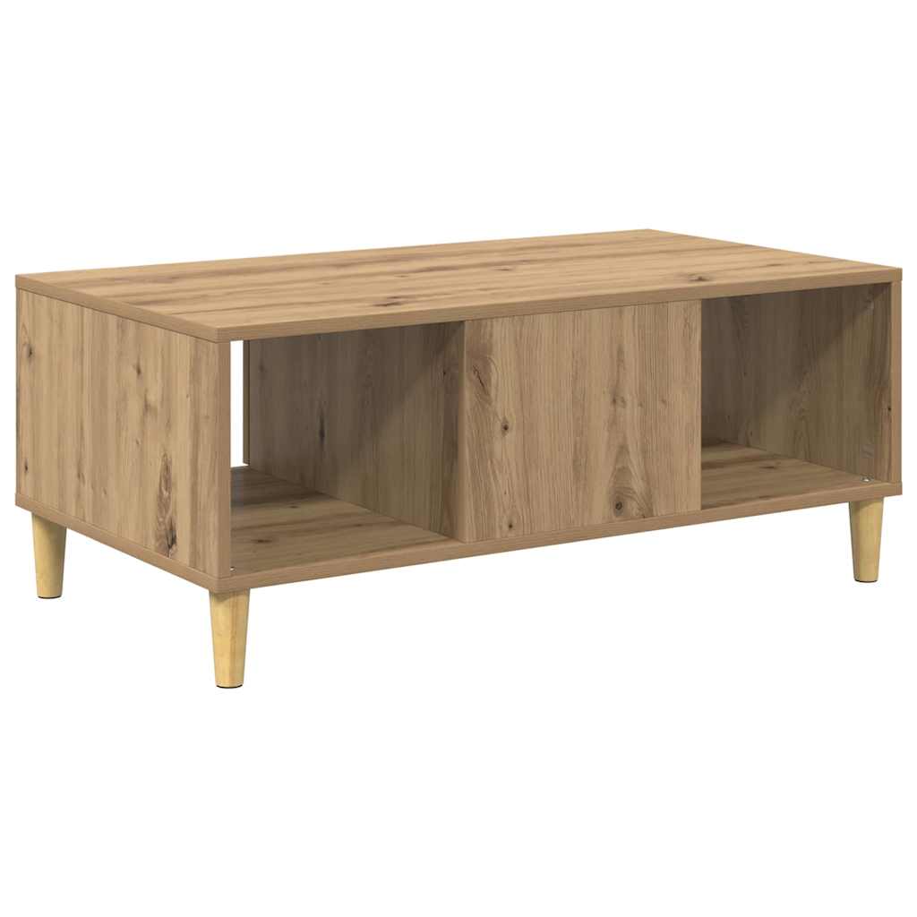 Τραπεζάκι σαλονιού με συρτάρι Artisan Oak 90 x 50 x 26.5 εκ. - Pakobazaar
