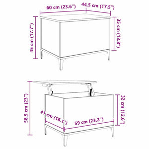 Τραπεζάκι σαλονιού Artisan Oak 60 x 44,5 x 45 εκ - Pakobazaar