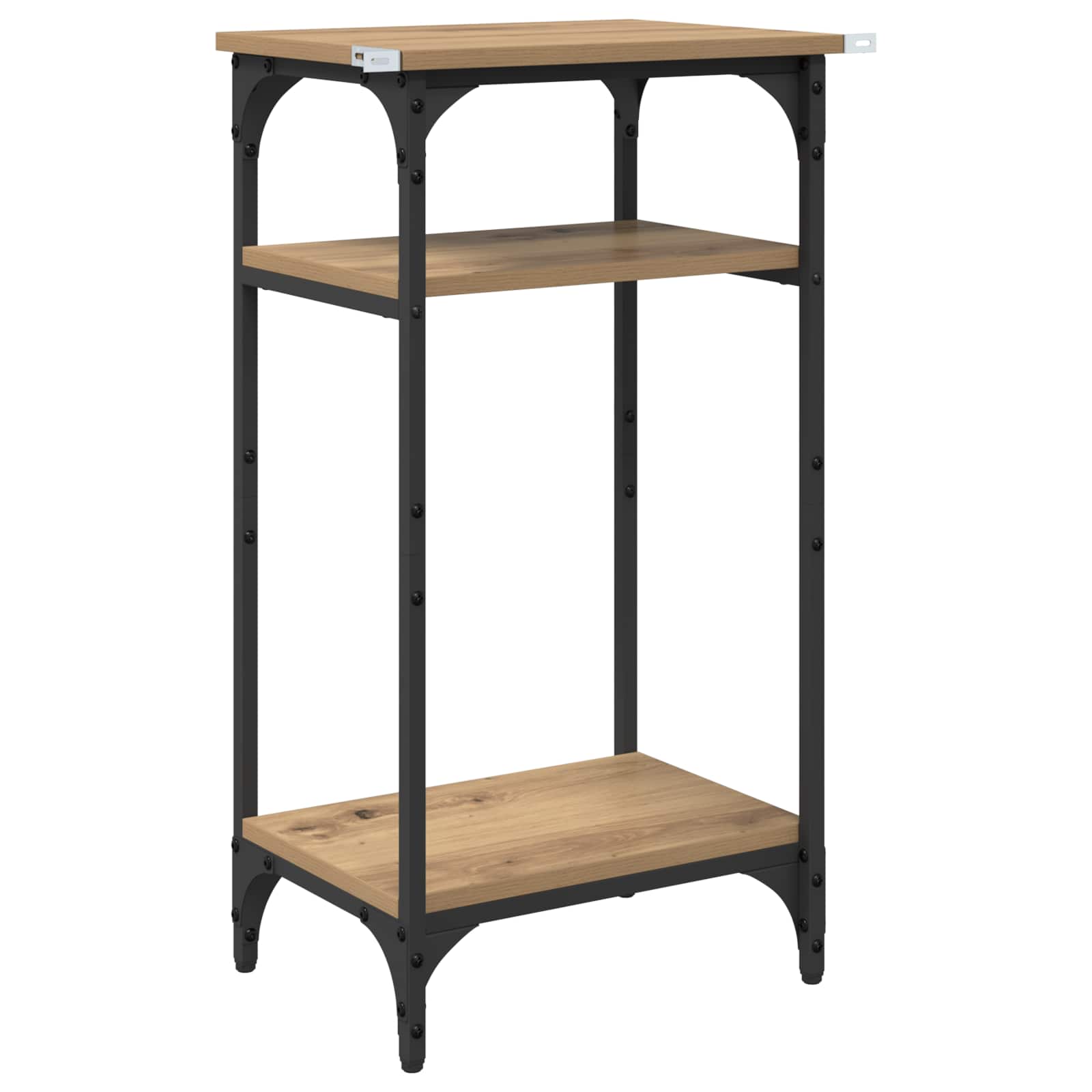 Τραπεζάκι Πλευράς με ράφι Artisan Oak 40 x 30 x 75 cm - Pakobazaar