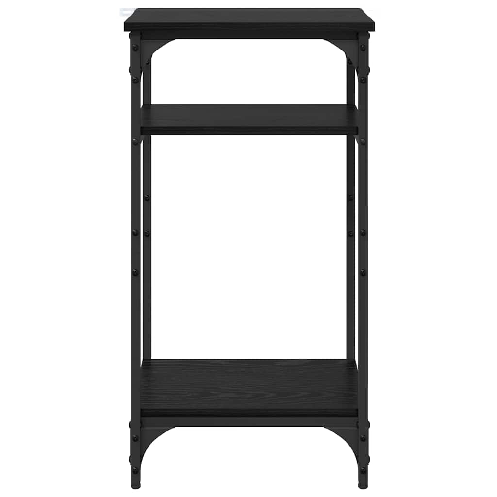 Τραπεζάκι Πλευράς Μαύρη Οξυά 40 x 30 x 75 cm Επεξεργασμένο ξύλο - Pakobazaar