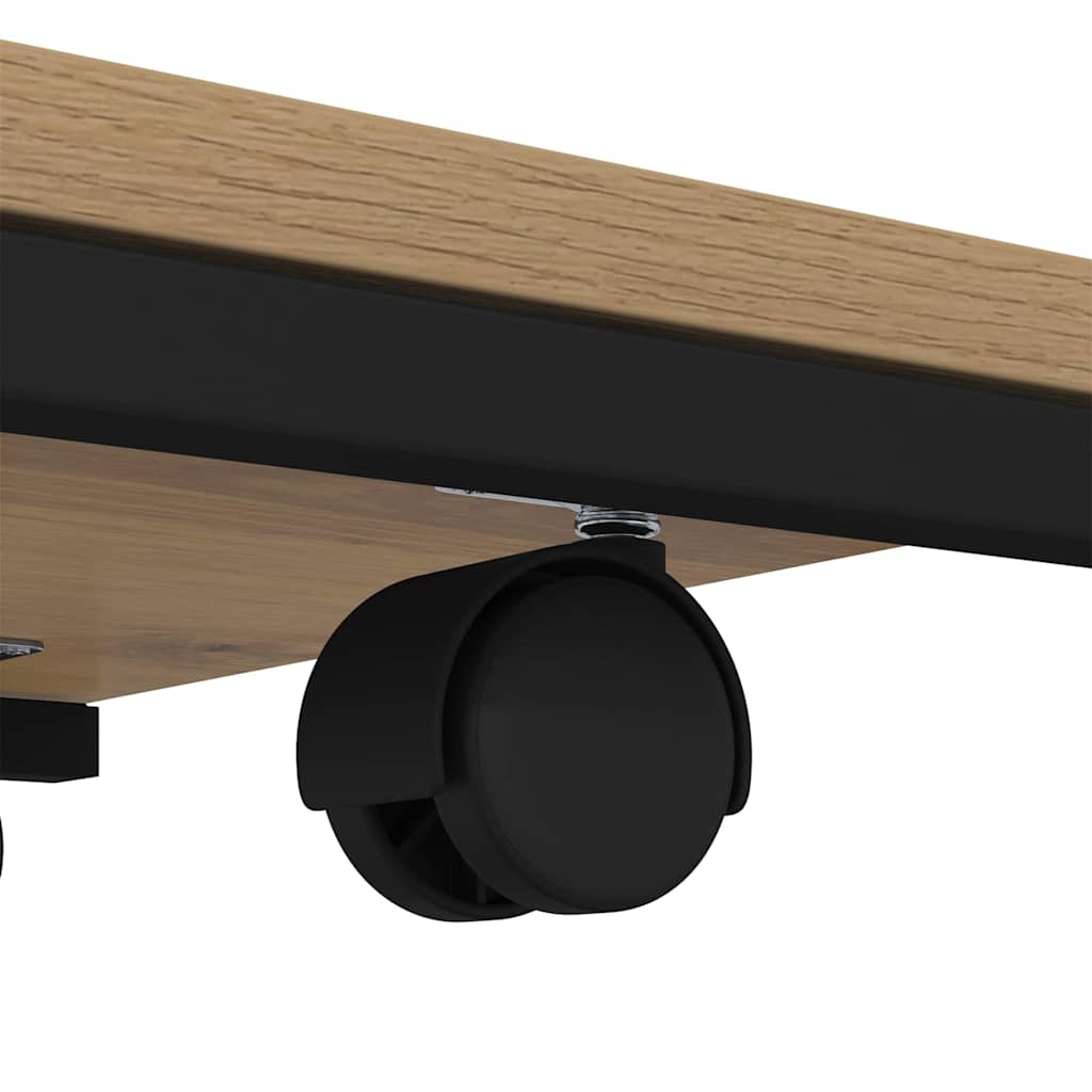 Τραπεζάκι Πλευράς με ράφι Artisan Oak 50 x 35 x 55.5 εκ. - Pakobazaar