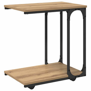 Τραπεζάκι Πλευράς με ράφι Artisan Oak 50 x 35 x 55.5 εκ. - Pakobazaar
