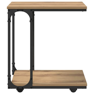 Τραπεζάκι Πλευράς με ράφι Artisan Oak 50 x 35 x 55.5 εκ. - Pakobazaar