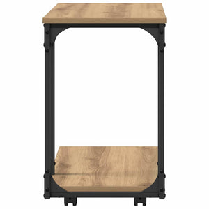 Τραπεζάκι Πλευράς με ράφι Artisan Oak 50 x 35 x 55.5 εκ. - Pakobazaar